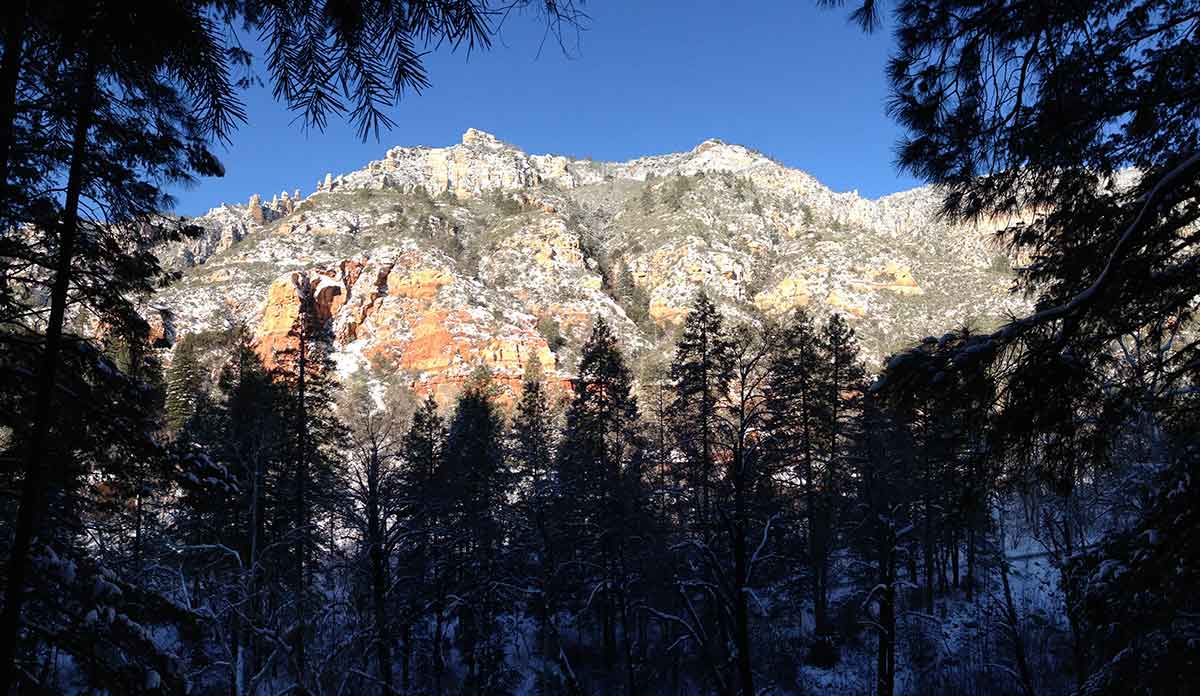 View of Oak Creek Canyon, Sedona AZ