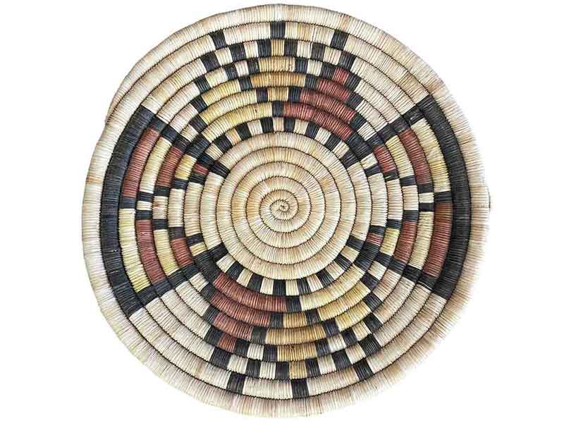 Hopi – second mesa – Tighly woven with traditional Hopi designs. 1/2″ coils