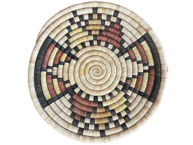 Hopi coiled tray - Oak Creek Indian Art